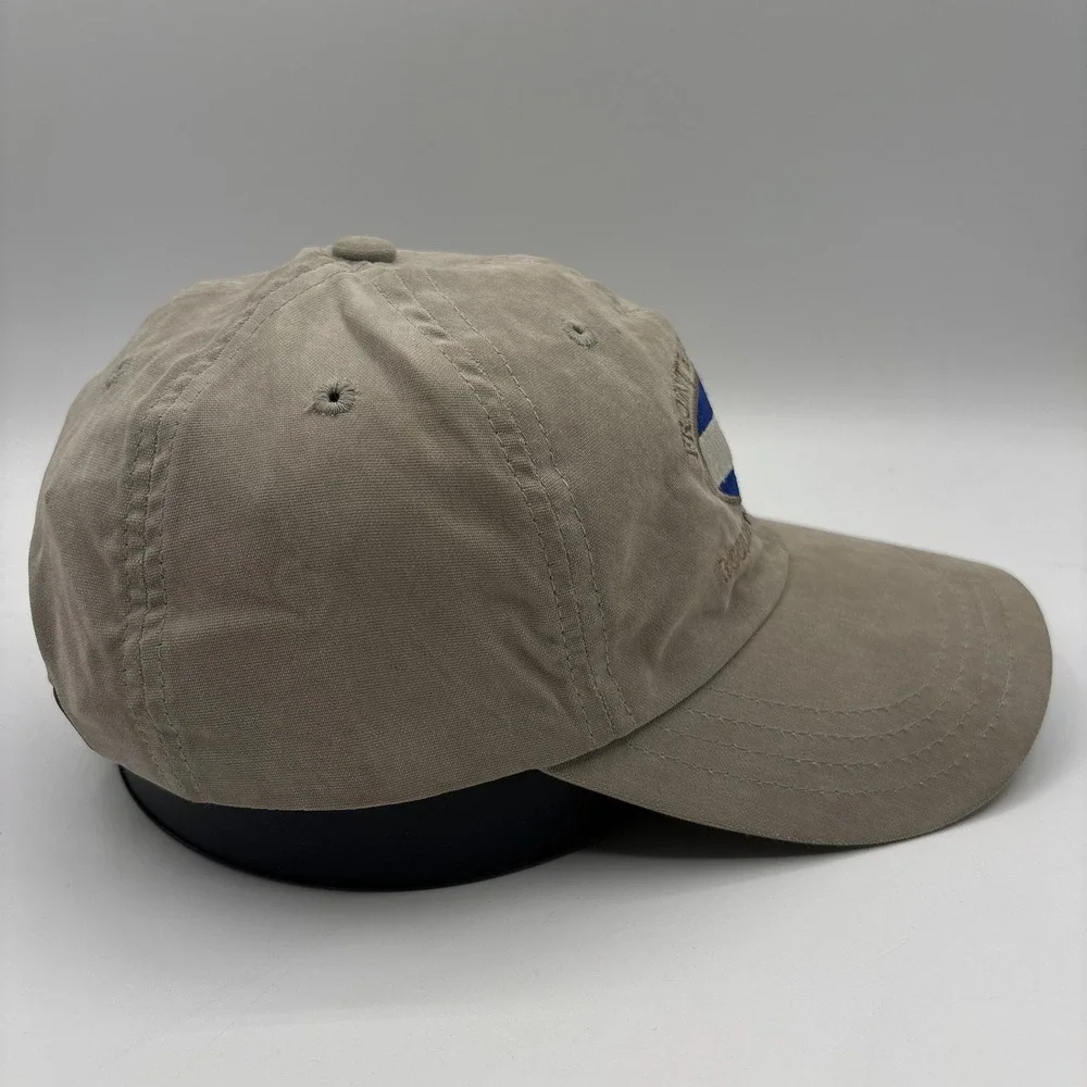 Front Range Anglers Imperial Hat Strap Back Cap Beige Boulder Colorado Fishing